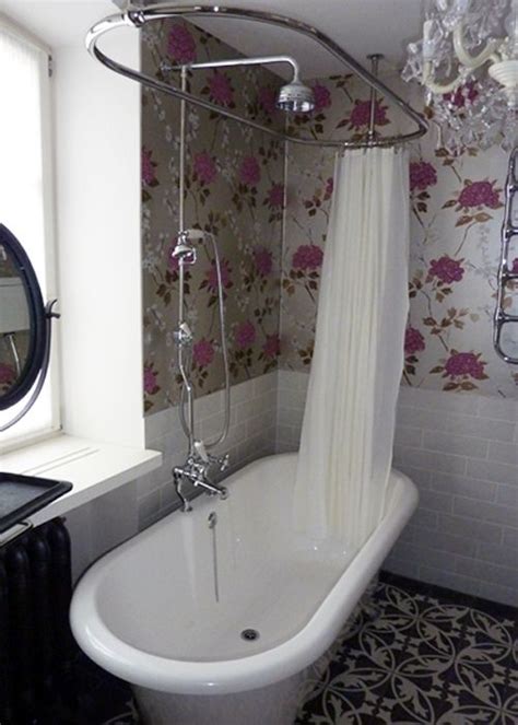 This lets in more light and shows off the architectural. Victoria Albert - Chesire. Shower over a free standing ...