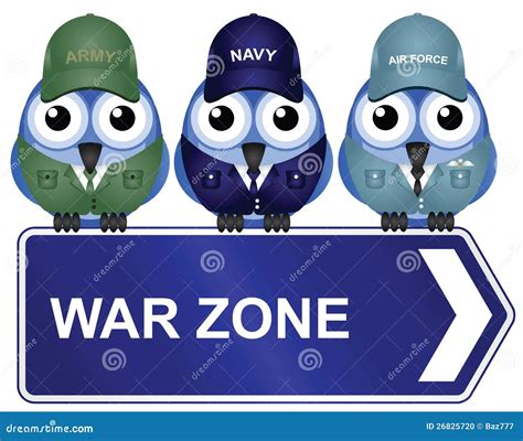 War Zone Stock Vector Illustration Of Grunt Zone Bird 26825720