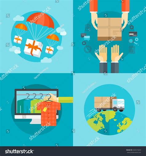 Travelling overseas, how to apply, payment rates and dates, overseas pensions, income and other info for seniors. Set Flat Design Colorful Vector Illustration Stock Vector ...