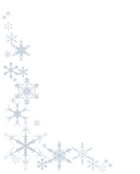 Free Snowflake Border Clipart 10 Free Cliparts Download Images On