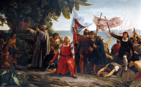 An Image Of A Painting With People In The Foreground And One Man