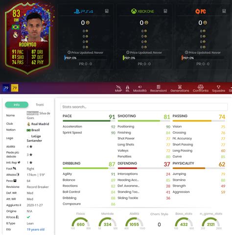 This sbc has four different challenges, and like we mentioned it will not be too cheap at all, coming in at around 430. FIFA 21: Obiettivi Rodrygo Record Breaker - Requisiti ...