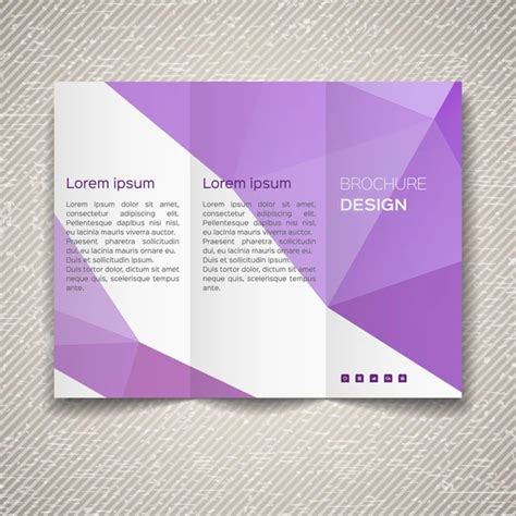 Leaflet Layout Template Stock Vector Image By ©halfpoint 95363662