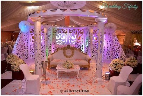 Nigerian Wedding Decor Traditional And White Wedding Ideas Nigerian