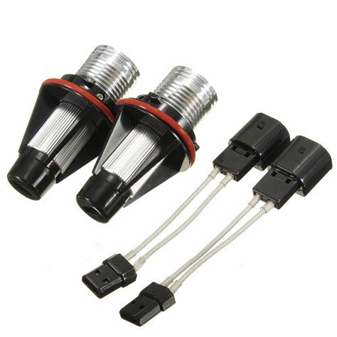 These 135i black projector halo lights can be a great for improving nighttime driving by allowing to see more of what is ahead and around you. Pair 20W LED Headlights Angel Eye Lights Halo Bulbs For BMW E39 E60 E63 E64 E53 X5 | Alexnld.com