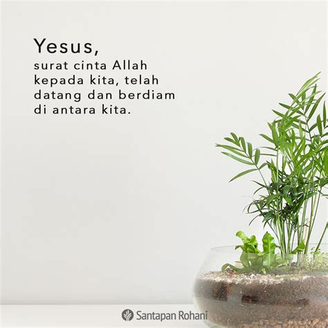 Surat Cinta untuk Tuhan Yesus