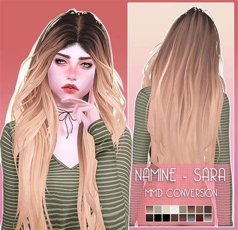 Down With Patreon The Sims 4 Patreon Namine Hair The Sims 4 Cabelos