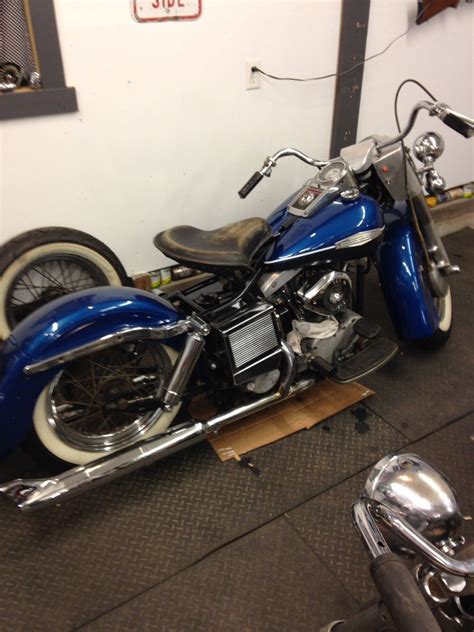 I've been runnig the wanderer on my jacket and saddlebags since 1962. Original 1969 harley Davidson shovelhead panhead duo glide ...