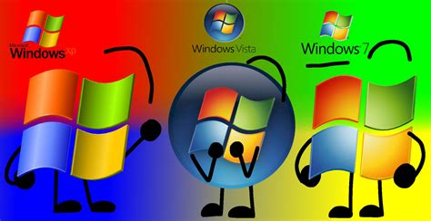Windows Fanart Day 1 Windows Xp Vista And 7 By Mohamadouwindowsxp10