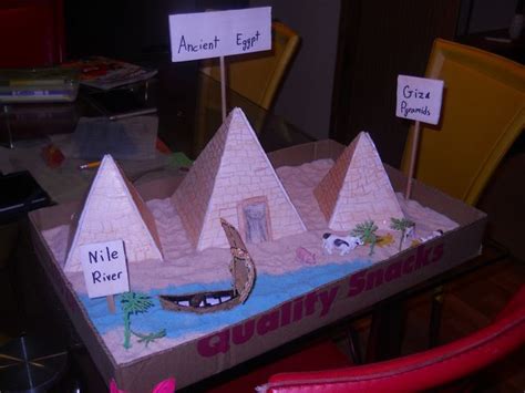 Pyramid Project Ideas Egypt Crafts Pyramid School Project