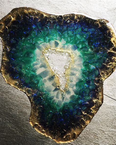 New Geode Resin Table I Get So Many Questions About „is It Wood