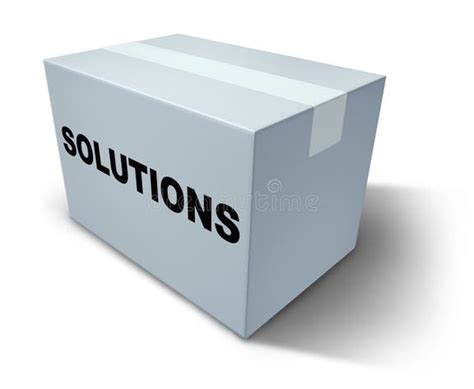 Solutions Box Stock Illustrations 928 Solutions Box Stock