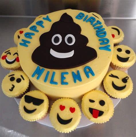 Check spelling or type a new query. Emoji Birthday Cake and Cupcake Combo, VintageBakery.com ...