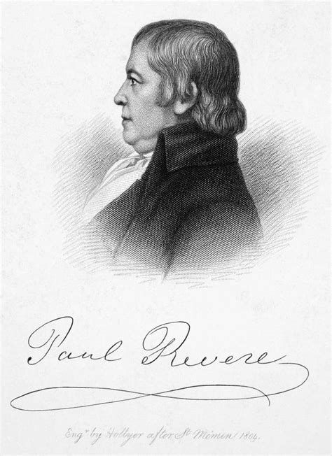 Paul Revere 1735 1818 Namerican Engraver Silversmith And