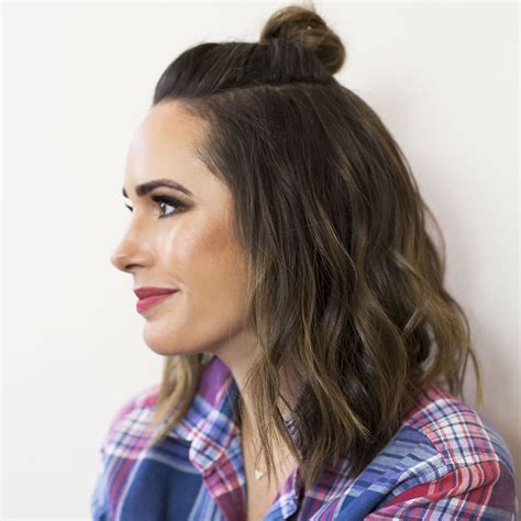 How To The Half Top Knot Bun Front Roe By Louise Roe