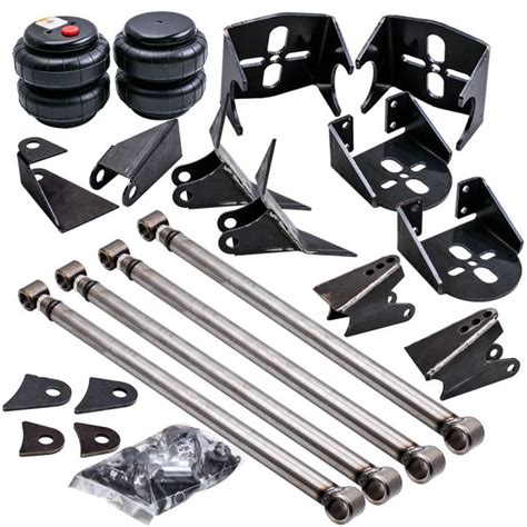 Universal Rear Triangulated Link Kit Brackets Bags Air Ride Suspension