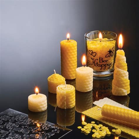 Natural Beeswax Candle Making Kit By House Of Crafts
