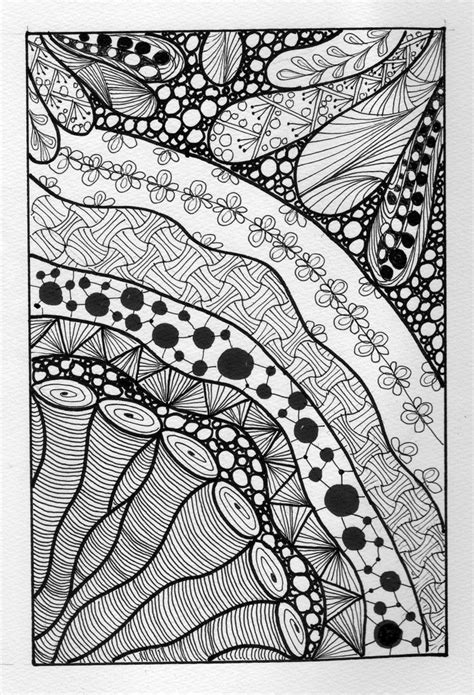 Zentangle Zentangle Drawings Tangle Art Art Drawings Simple