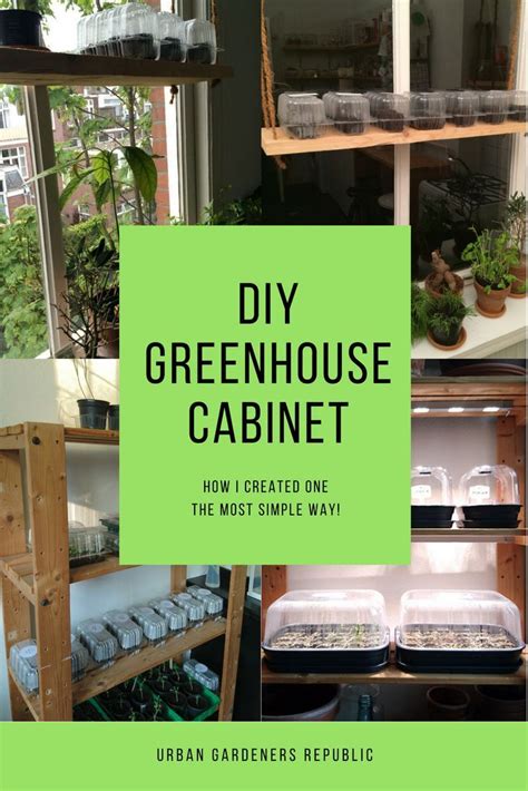 Ikea greenhouse cabinet diy collection. DIY greenhouse cabinet: how I created one the most simple ...