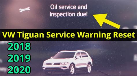 How To Reset Warning Lights On Vw Tiguan Shelly Lighting