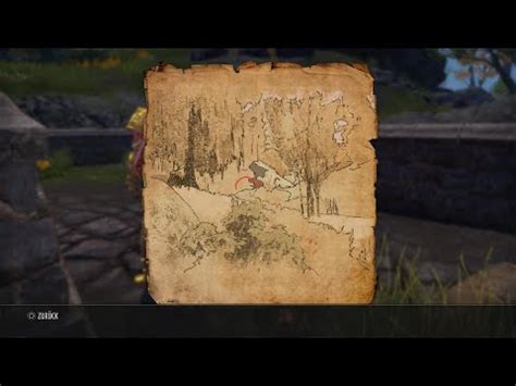 The Elder Scrolls Online Blackwood Treasure Map I Dunkelforst