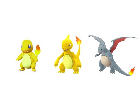 Three Different Types Of Pokemon Figurines Are Shown In This Image One