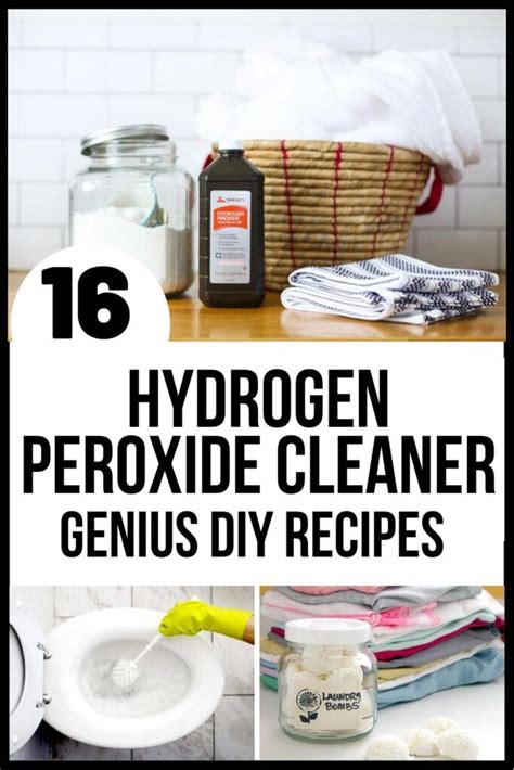 16 Insanely Useful Hydrogen Peroxide Cleaner Recipes In 2020 Cleaning