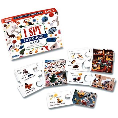 I Spy Preschool Game Preschool Games Preschool Board
