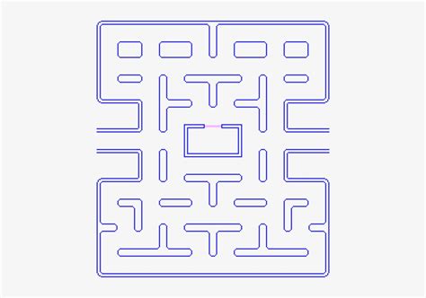 Maze Pacman Board Black And White Png Image Transparent Png Free