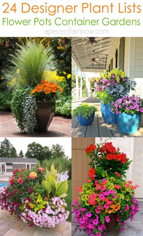 Growing flowers in pots will brighten up your backyard and it's easy to do. 24 Stunning Container Garden Planting Ideas - A Piece Of ...