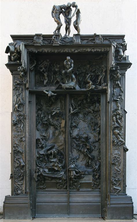 Auguste Rodin The Gates Of Hell Sculpture