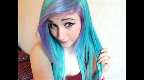 Dying My Hair Blue And Purple Youtube
