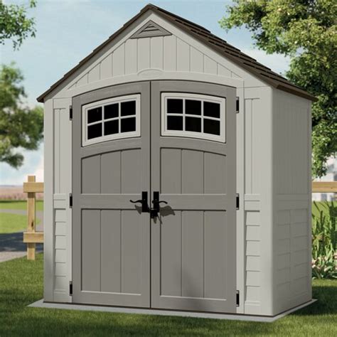Limited time offer free duramax storage track (worth ($45) when you buy any duramax shed. Suncast Cascade 7 Ft. W x 4 Ft. D Resin Storage Shed ...