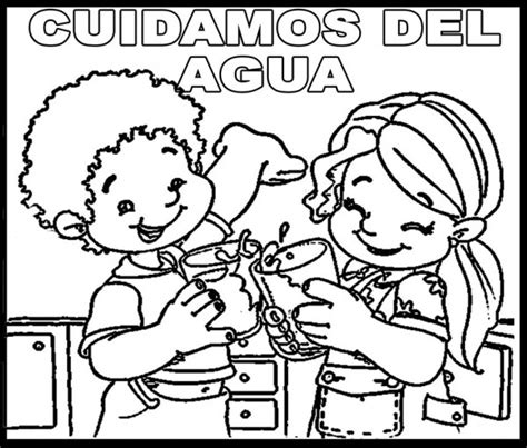 1.1 vámonos a una bebeteca. Dibujos del cuidado del agua para colorear el 22 de marzo ...