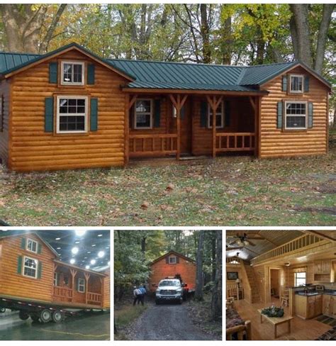 Ask your representative for details. Amish Cabin Company $16,350 | Modular log cabin, Pre built ...