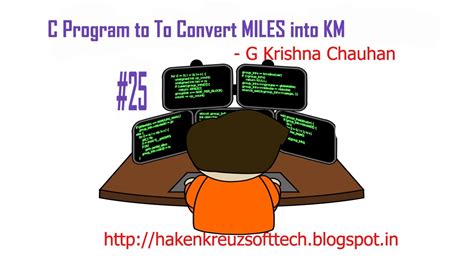 We know (by definition) that: Conversion of Miles into Kilometer Program in C language ...