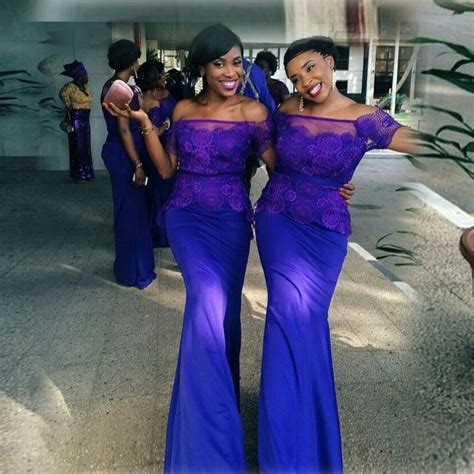 African Purple Mermaid Bridesmaid Dress Cap Sleeve Girls Dress Maid Of Honor Appliques Lace Boat