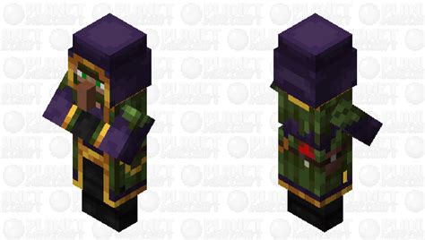 Wandering Swamp Trader Villager Minecraft Mob Skin