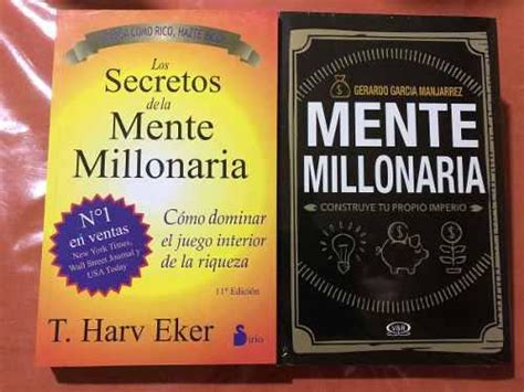 libro los secretos de la mente millonaria y mente millonaria en méxico clasf formacion y libros