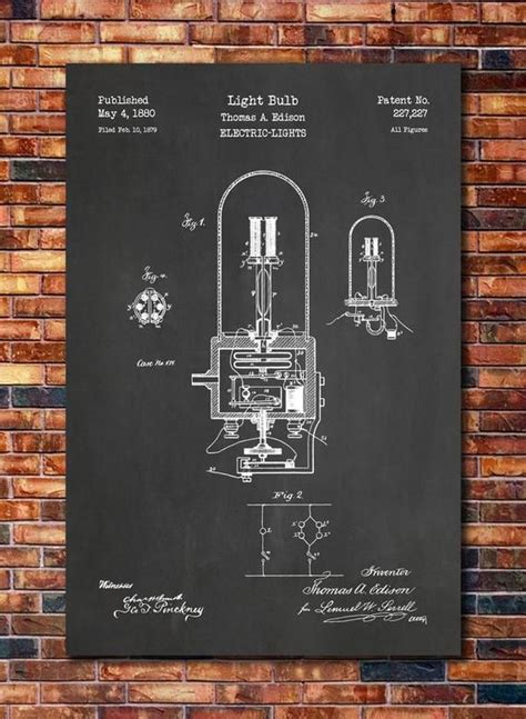 Oct 01, 2018 · for online submission of application for membership, please follow this link. Edison Light Patent Print Art 1880 | Etsy | Patent prints ...