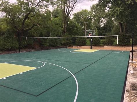Pin By Sport Court Midwest On Residential Outdoor Courts Tennis Court