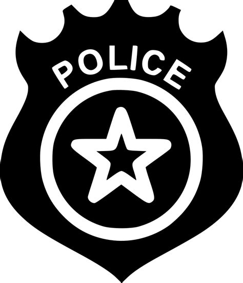 Police Badge Svg Png Icon Free Download (#558873) - OnlineWebFonts.COM