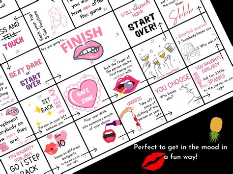 Printable Swingers Board Game For Couples Foreplay Game Sex Etsy