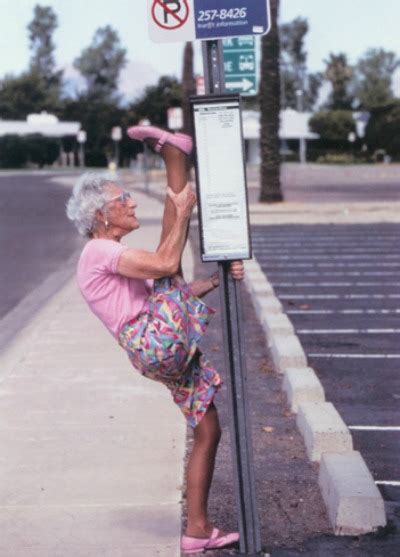 Old Lady In Yoga Pants Yogawalls