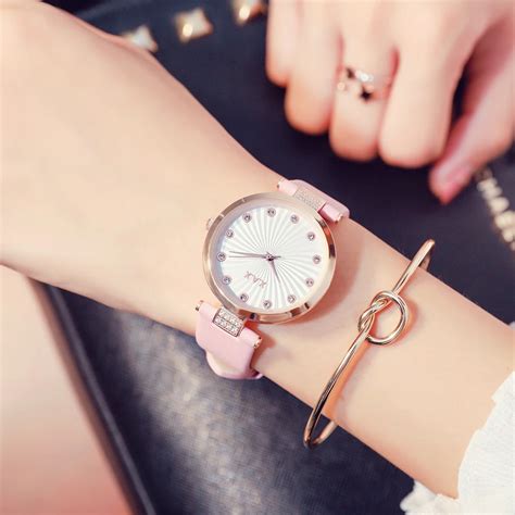 Female Pink Watches Montres Femme Rose Xax Brand In Womens Watches