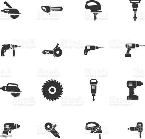 Tools Icon Set Stock Illustration Download Image Now Istock
