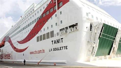 Bateau Ctn Tanit Ferries Tunisie