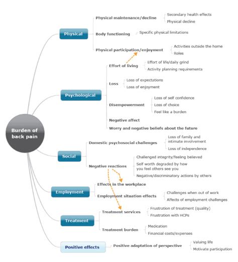 Hierarchical Model Of Low Back Pain Burden Integrated From All Concept