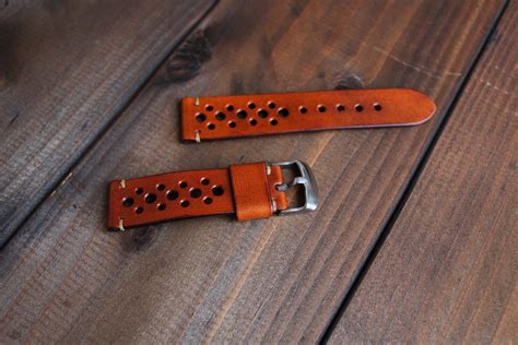 Vintage Leather Watch Strap 16mm 17mm 18mm 19mm 20mm 21mm Etsy