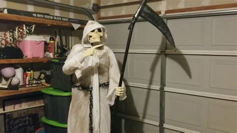 Animated 6ft 2018 Home Depot Grim Reaper Youtube